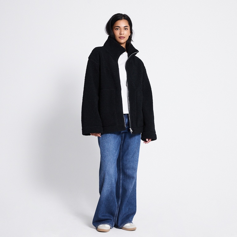 Pile jacket "Aline" Black